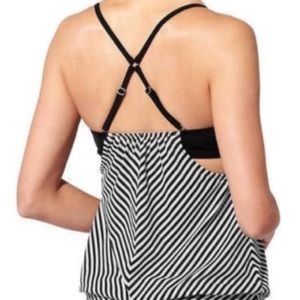 athleta blousy tankini